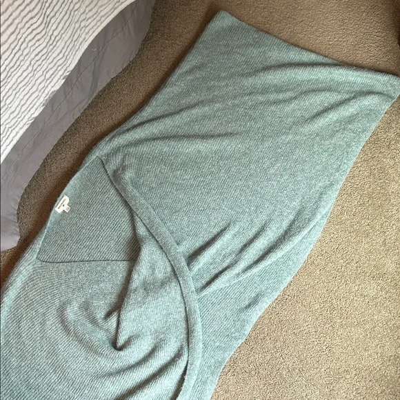 World Market Light Heathered Green  Wrap/Sweater - Picture 4 of 7